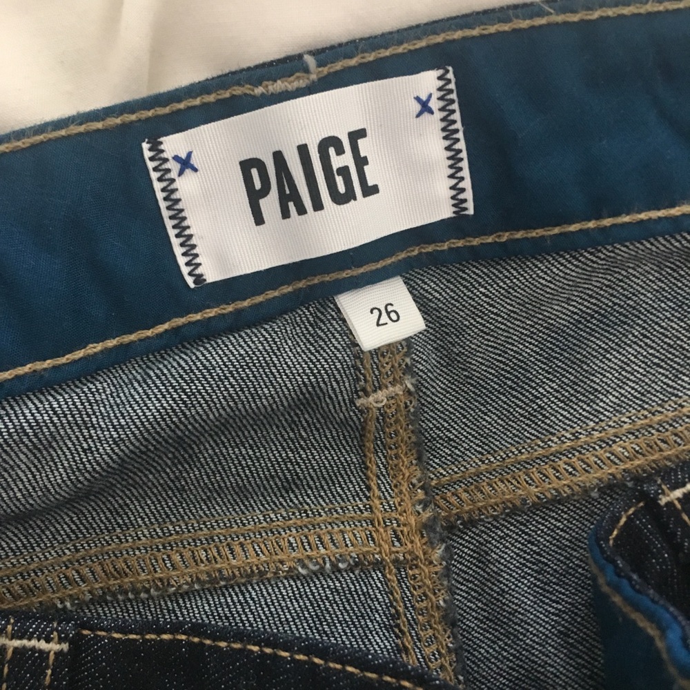 SIZE 26 PAIGE JEANS. jimmy jimmy skinny. worn once